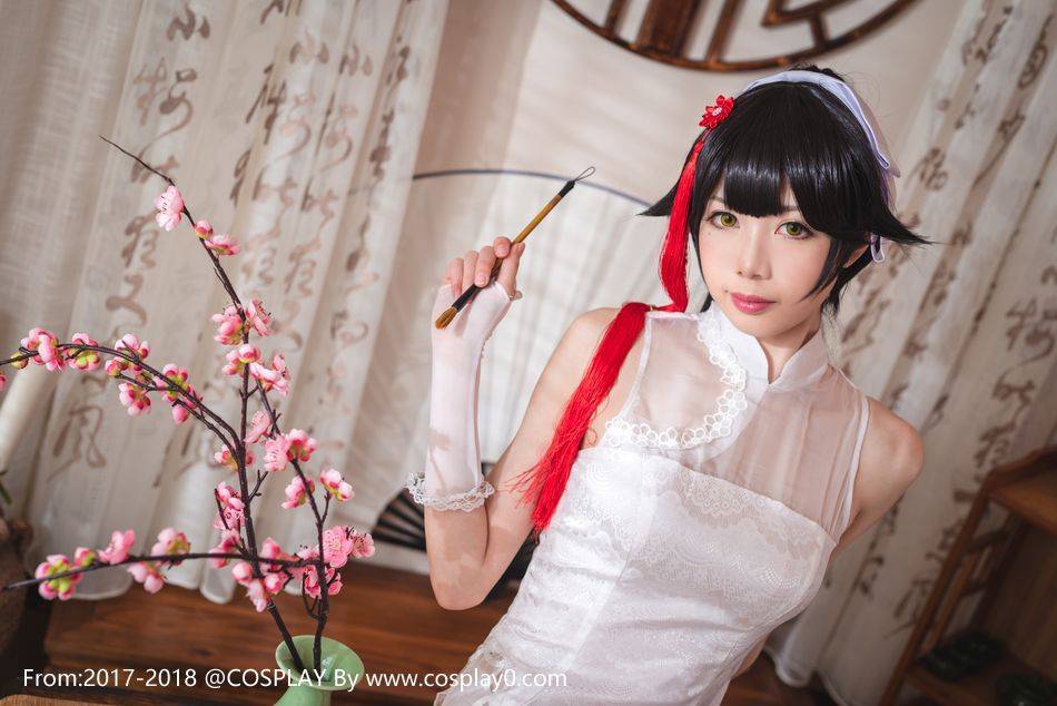 Cosplay福利/碧蓝航线高雄獒Cos 旗袍美女