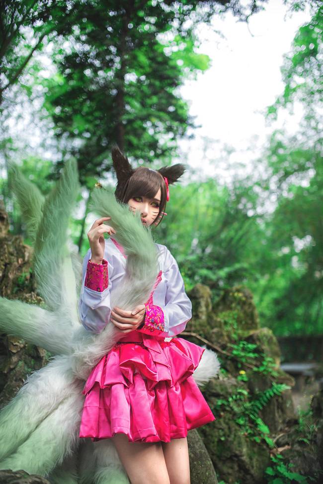 Cosplay福利/高丽风情-英雄联盟阿狸 Cn:维池i