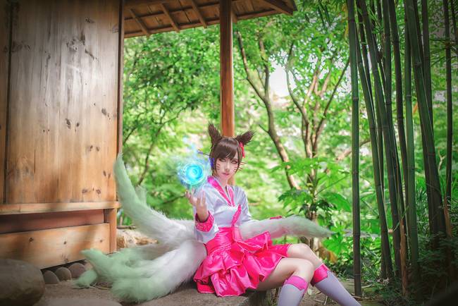 Cosplay福利/高丽风情-英雄联盟阿狸 Cn:维池i