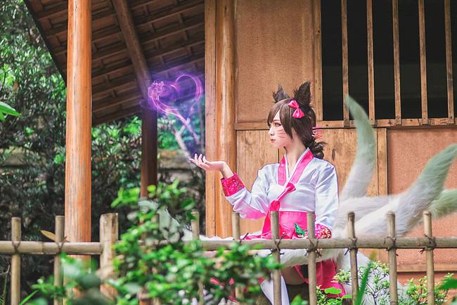 Cosplay福利/高丽风情-英雄联盟阿狸 Cn:维池i