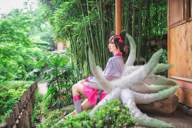 Cosplay福利/高丽风情-英雄联盟阿狸 Cn:维池i