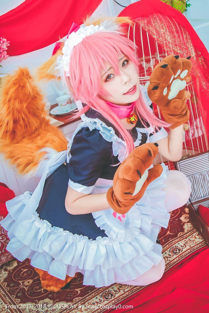 Cosplay福利/绝对领域玉藻猫白丝Cosplay