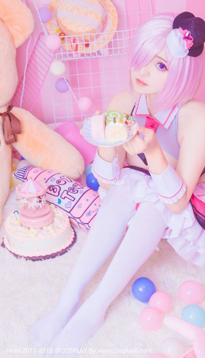 Cosplay福利/玛修·基列莱特Cos同人萝莉白丝私房福利