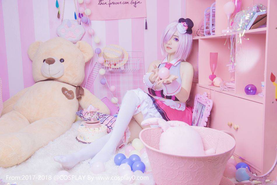 Cosplay福利/玛修·基列莱特Cos同人萝莉白丝私房福利