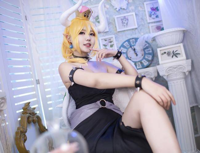 Cosplay福利/超级马里奥角色:库巴姬 Cn:禾希女良