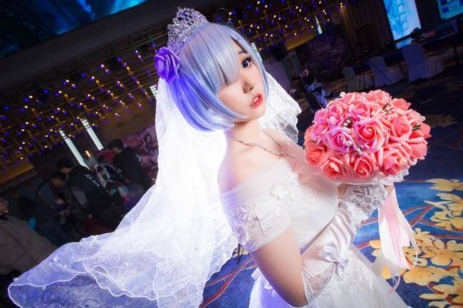 Cosplay福利/蕾姆花嫁 Cn:雪格
