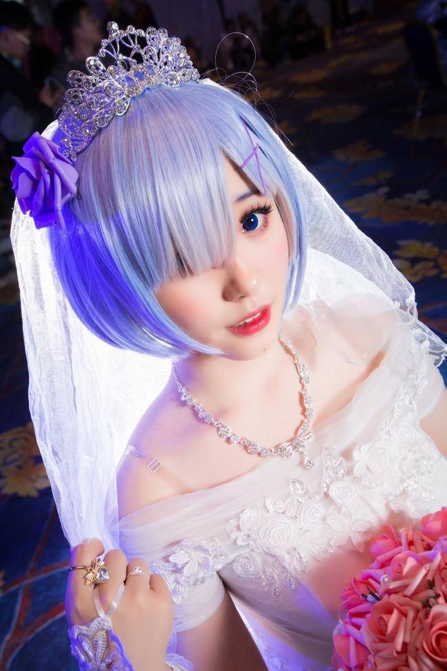 Cosplay福利/蕾姆花嫁 Cn:雪格