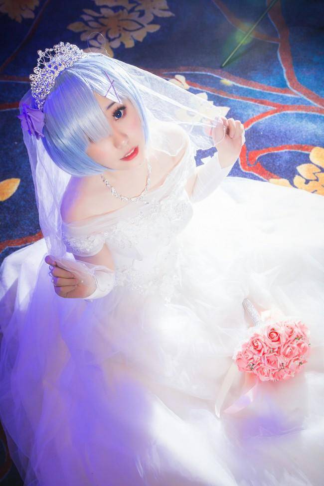 Cosplay福利/蕾姆花嫁 Cn:雪格