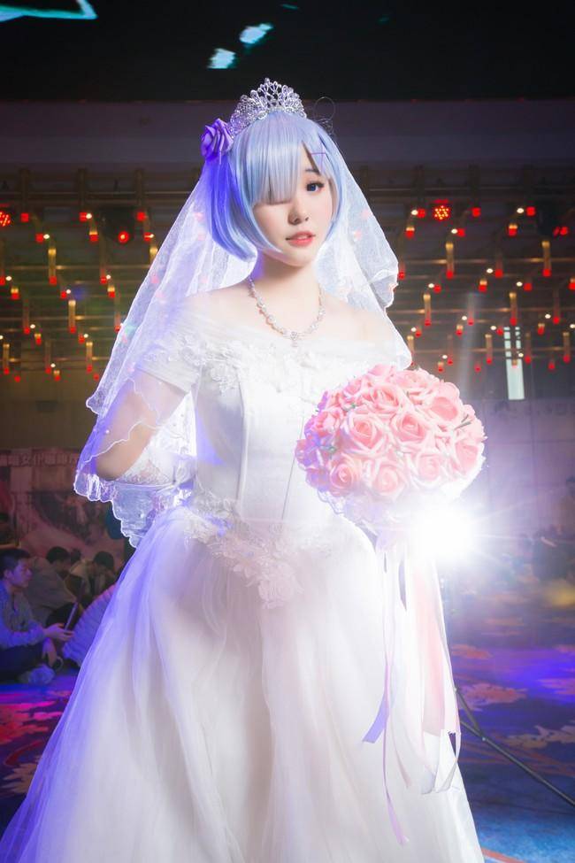 Cosplay福利/蕾姆花嫁 Cn:雪格