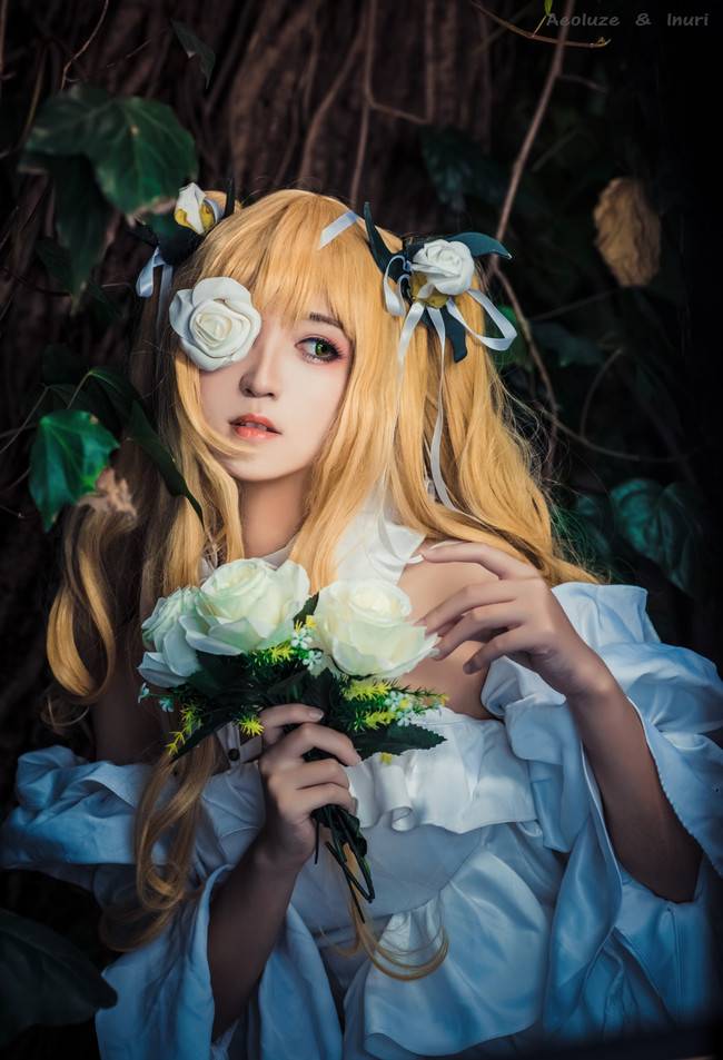 Cosplay福利/蔷薇少女 角色:雪华绮晶 Cn:犬里