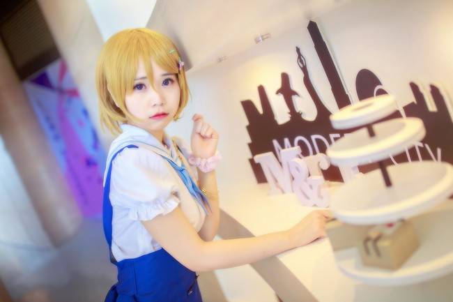 Cosplay福利/LOVE LIVE海军未觉醒花阳 Cn:鱼九九