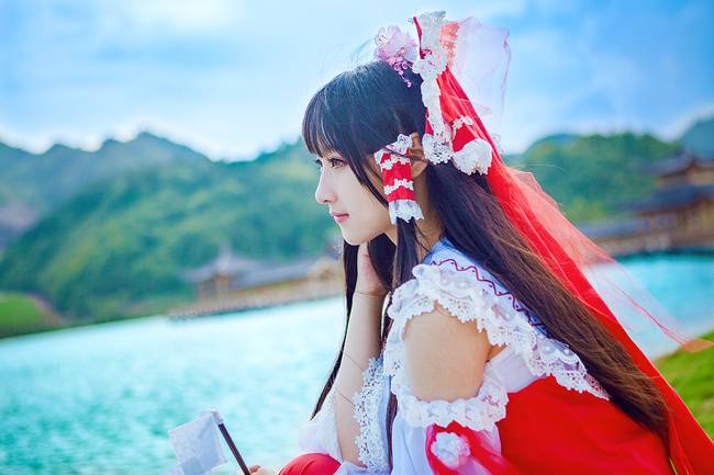 Cosplay福利/东方Project 博丽灵梦 Cn:柚杪