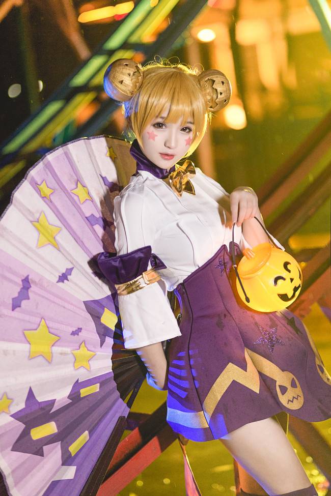 Cosplay福利/王者荣耀 小乔万圣节前夜 Cn:小草莓