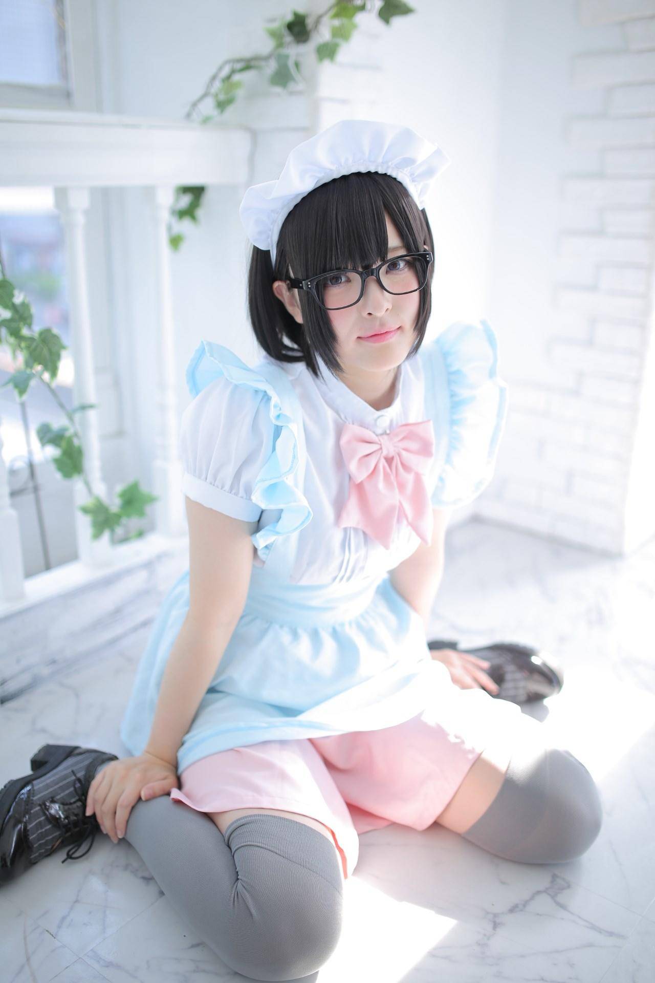 Cosplay福利/【领域少女】国中女仆少女