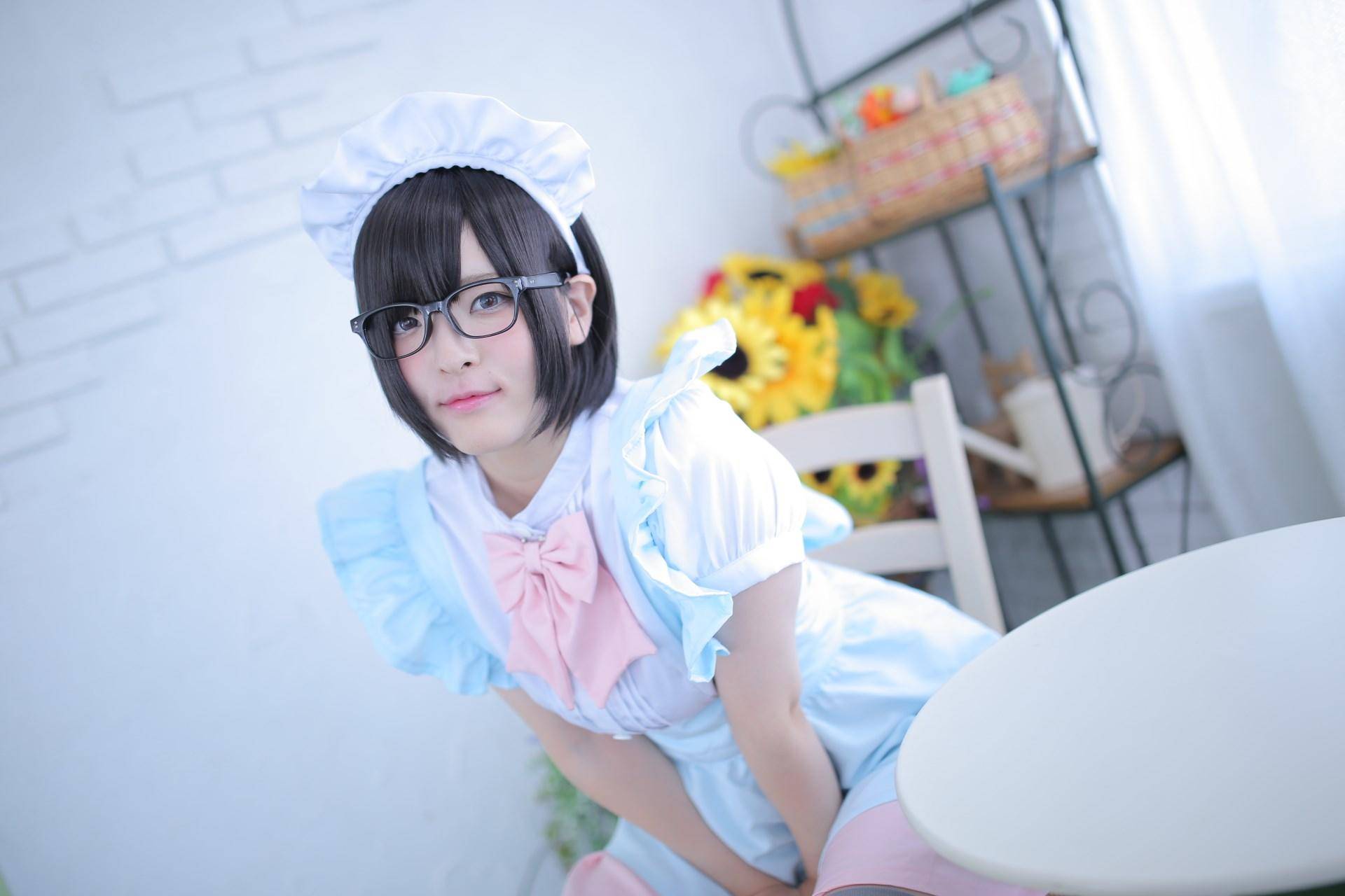 Cosplay福利/【领域少女】国中女仆少女