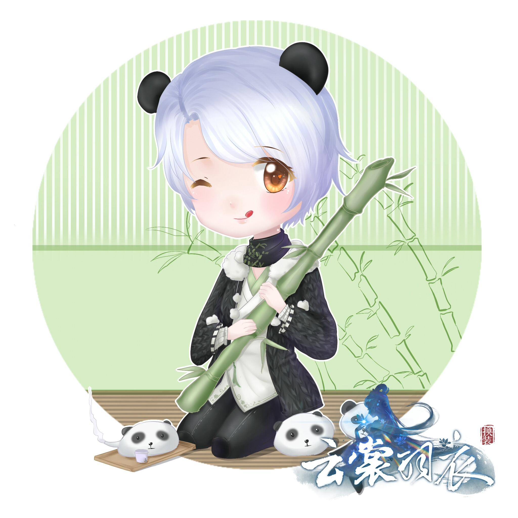 Cosplay福利/3D恋爱换装手游《云裳羽衣》同人绘画作品(5)