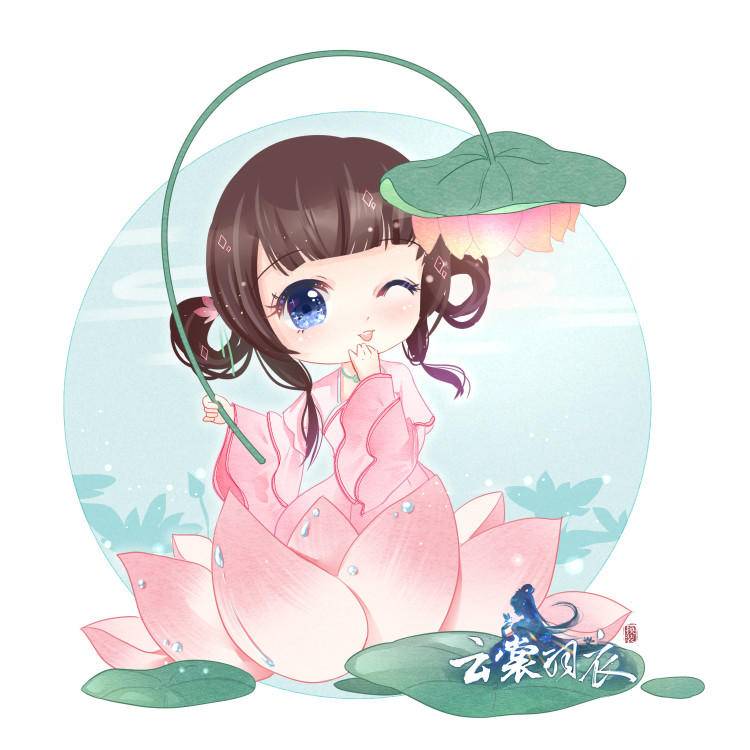 Cosplay福利/3D恋爱换装手游《云裳羽衣》同人绘画作品