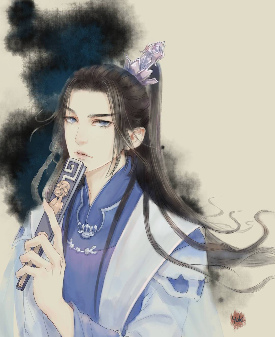 Cosplay福利/3D恋爱换装手游《云裳羽衣》同人绘画作品