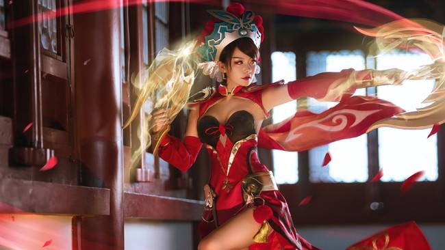 Cosplay福利/王者荣耀 角色:虞姬cosplay Cn:花小骨头