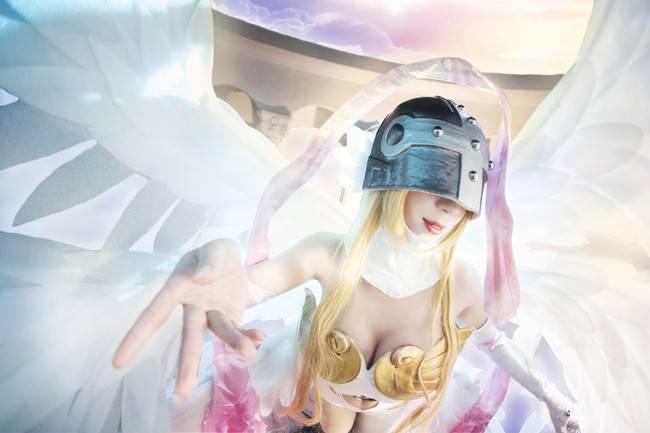 Cosplay福利/数码宝贝 角色:天女兽cosplay Cn:宅阿布