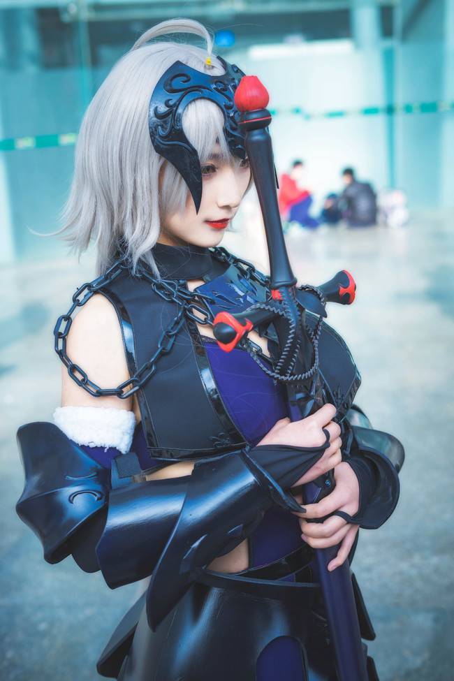 Cosplay福利/Fate/Grand Order 角色:黑贞德cosplay Cn:Akayihana