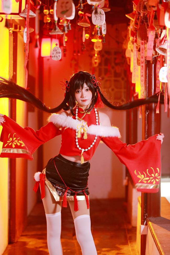 Cosplay福利/王者荣耀 角色:孙尚香cosplay Cn:白不白衣