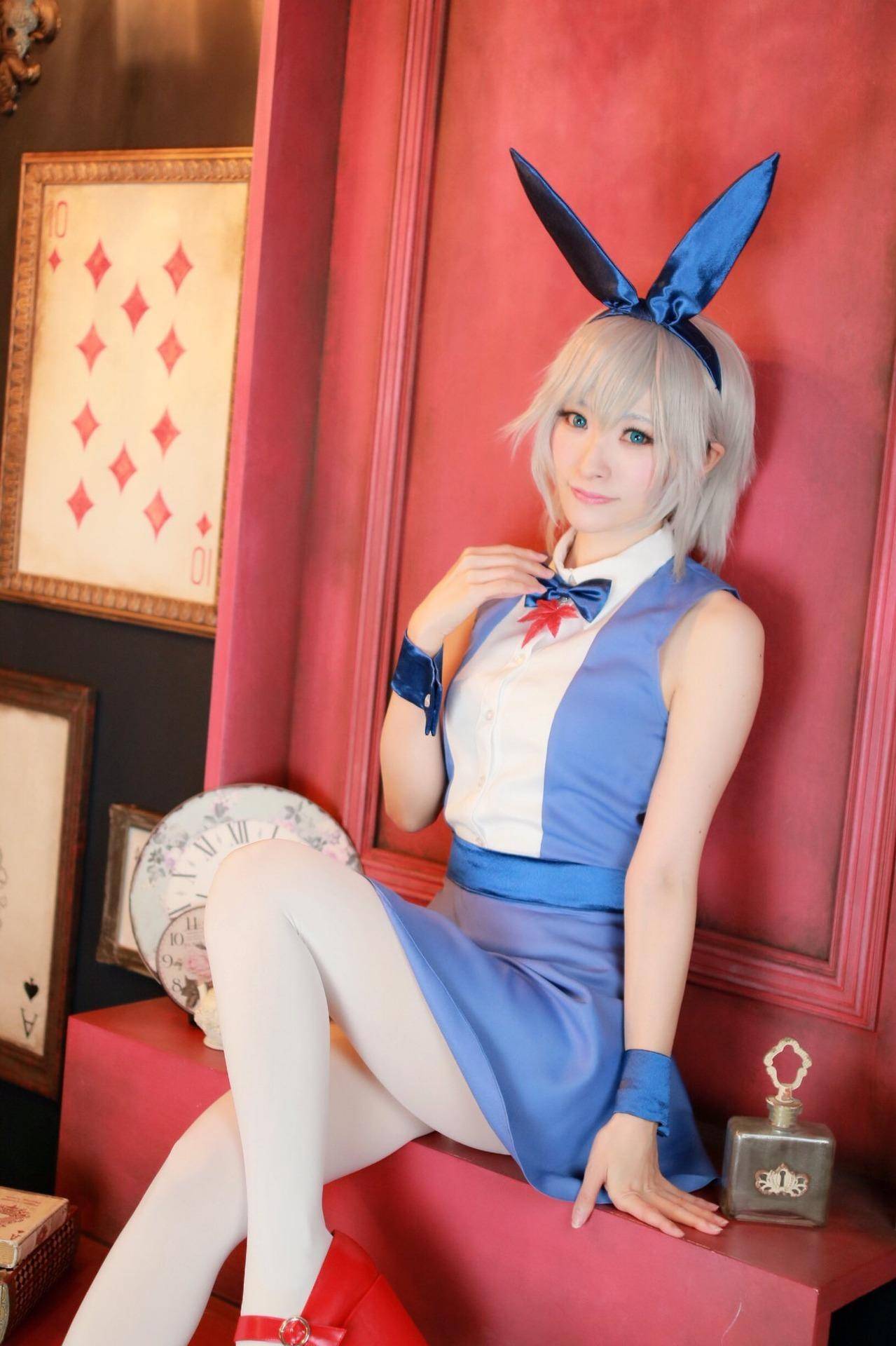 Cosplay福利/白丝美腿 兔女郎