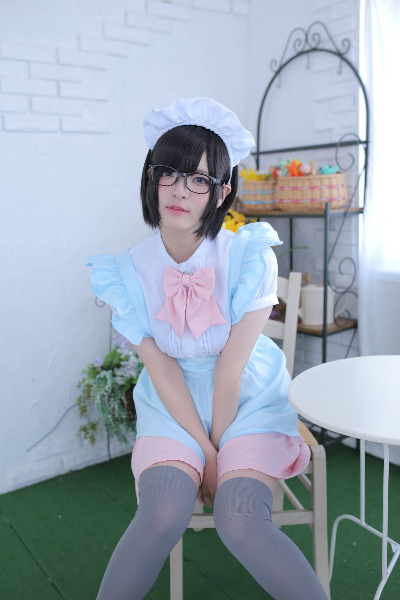 Cosplay福利/[肉球あやと]あやめが！メイド服(青色)