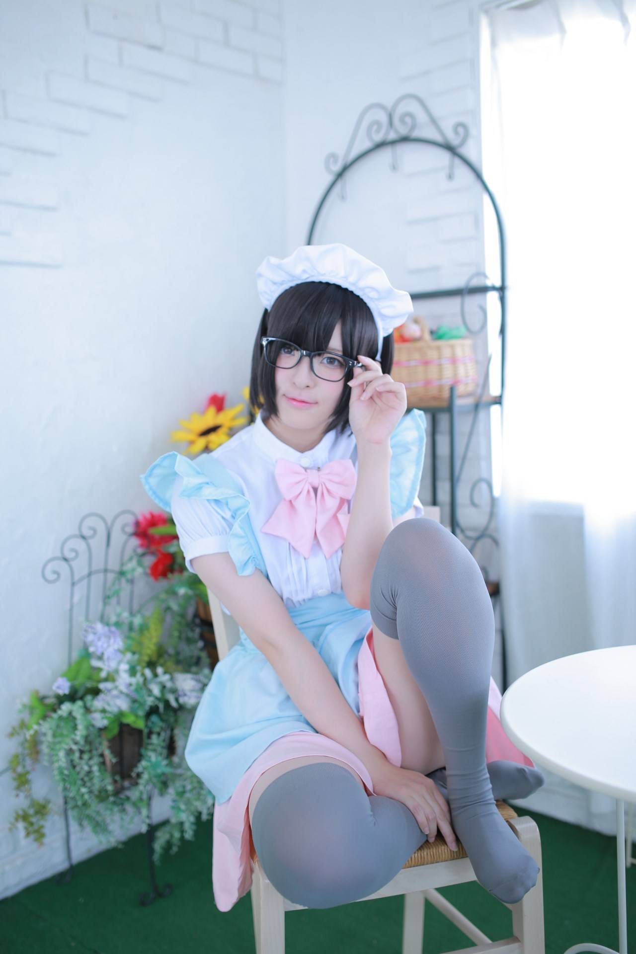 Cosplay福利/[肉球あやと]あやめが！メイド服(青色)