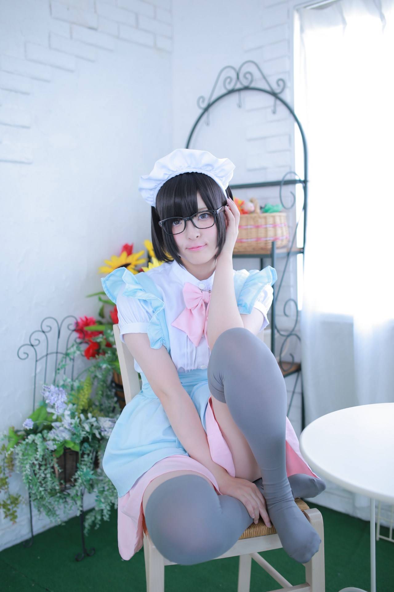 Cosplay福利/[肉球あやと]あやめが！メイド服(青色)