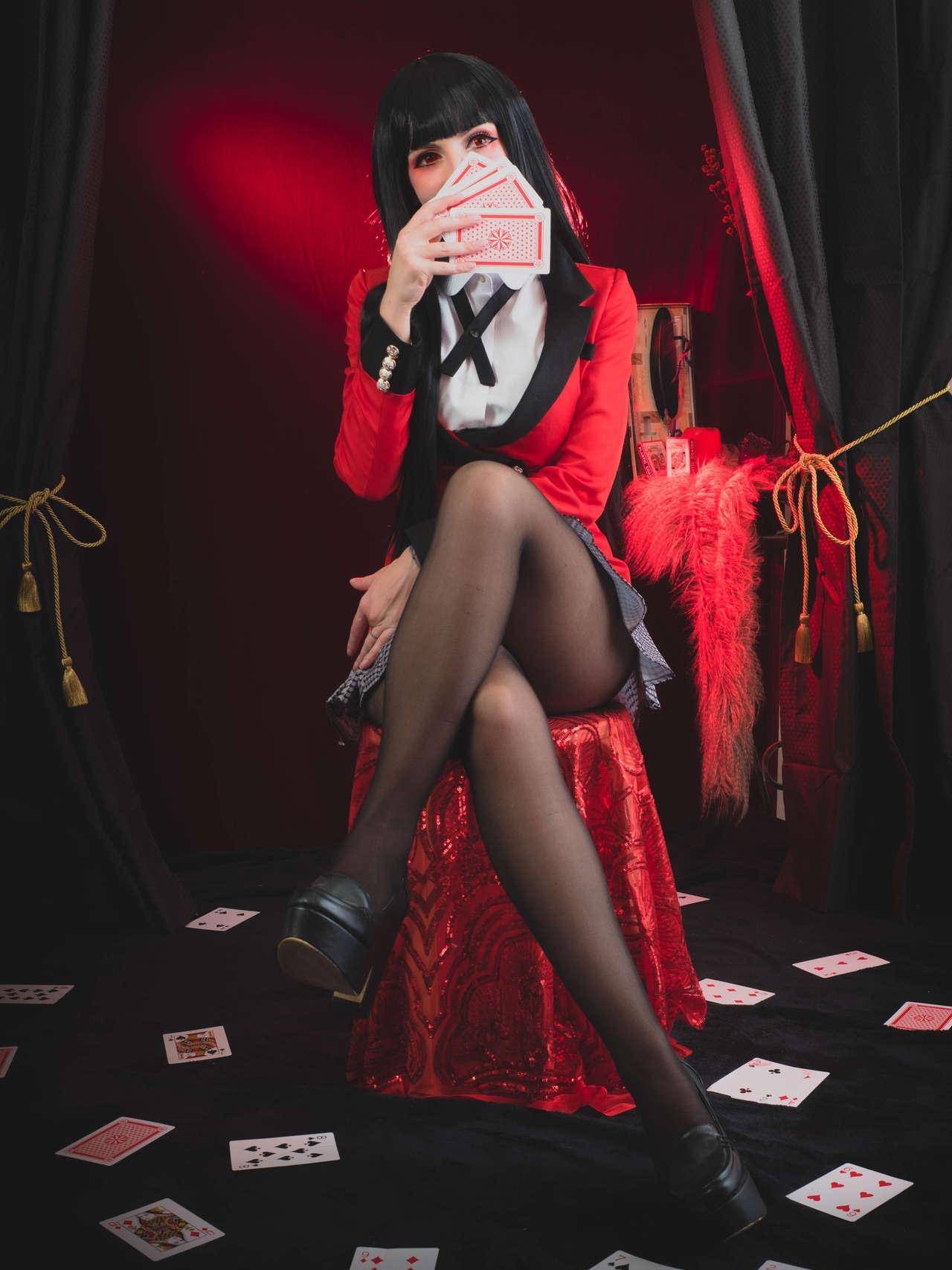 Cosplay福利/狂赌之渊[Katyuska Moonfox] Jabami Yumeko Set (Kakegurui)