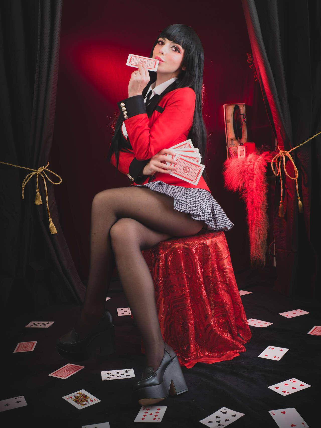 Cosplay福利/狂赌之渊[Katyuska Moonfox] Jabami Yumeko Set (Kakegurui)