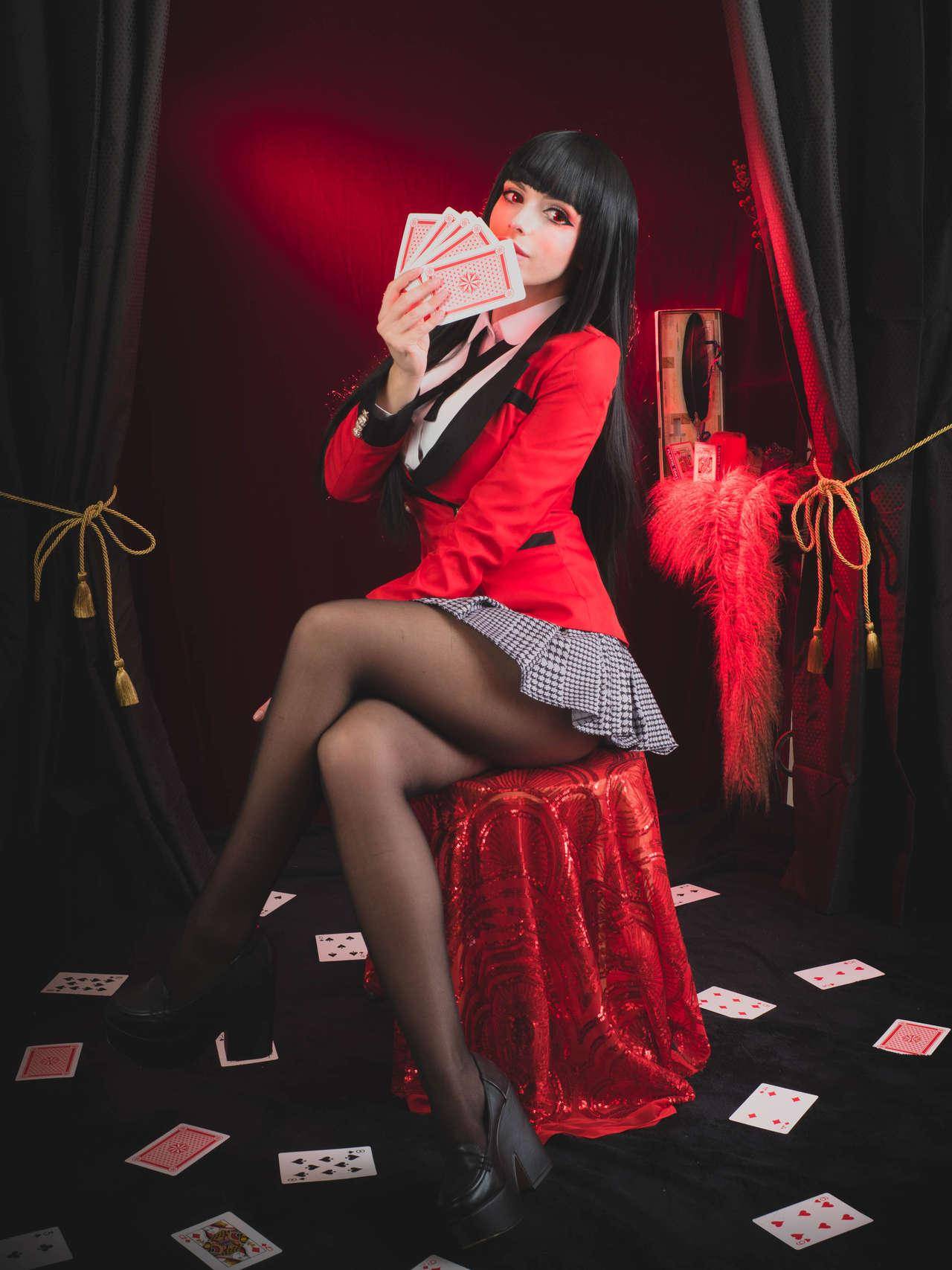 Cosplay福利/狂赌之渊[Katyuska Moonfox] Jabami Yumeko Set (Kakegurui)