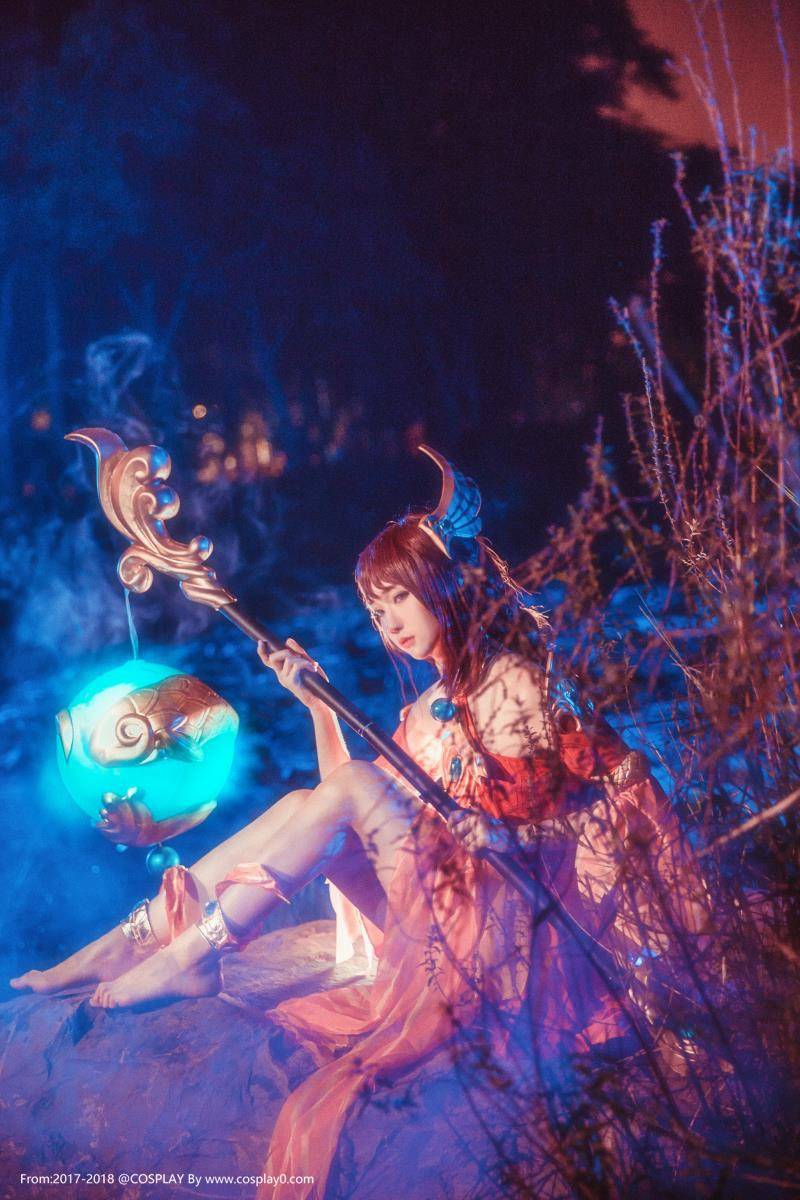 Cosplay福利/王者荣耀大乔裸足Cosplay美女足控福利写真图片