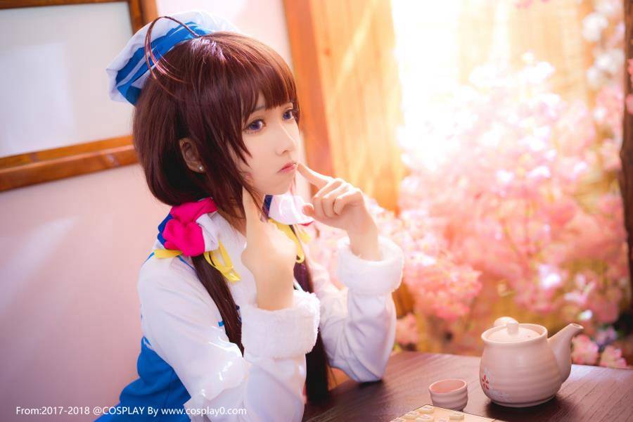 Cosplay福利/鳗鱼霏儿最新Cos作品雏鹤爱同人制服萝莉写真图片