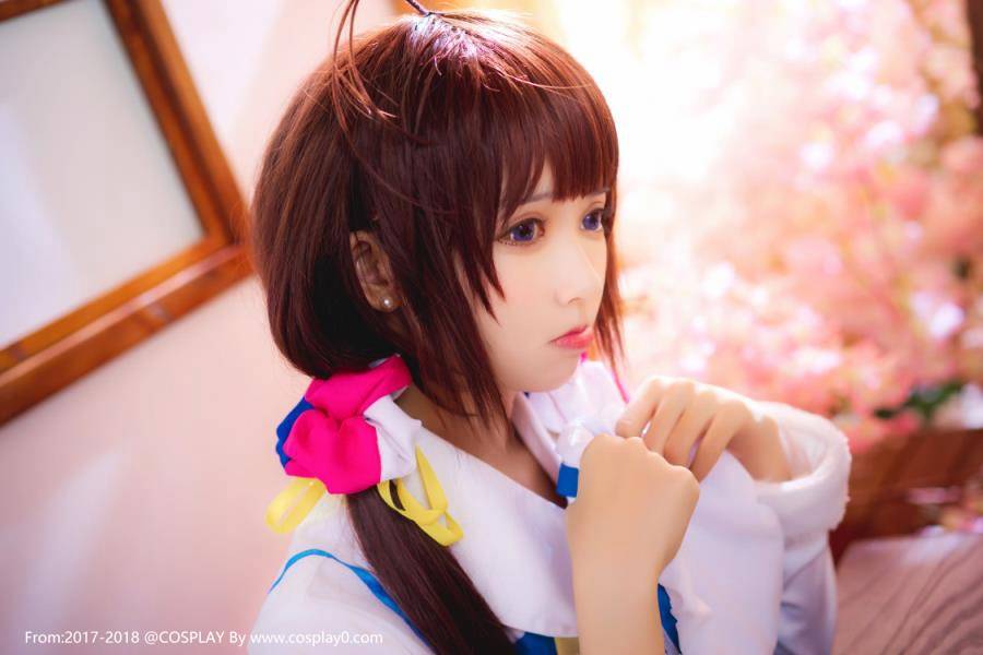 Cosplay福利/鳗鱼霏儿最新Cos作品雏鹤爱同人制服萝莉写真图片