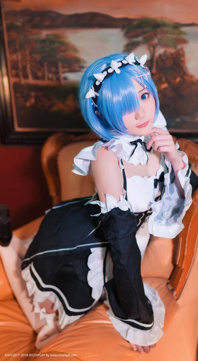 Cosplay福利/从零开始的异世界生活拉姆雷姆白丝萝莉Cosplay高清图片