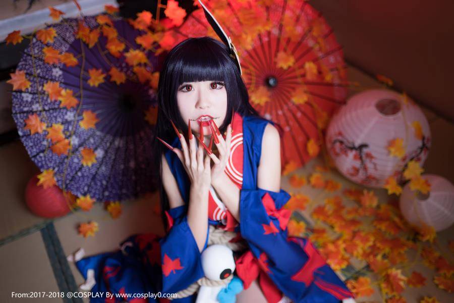 Cosplay福利/阴阳师红叶女鬼Cosplay图片 御姐美腿诱惑图片