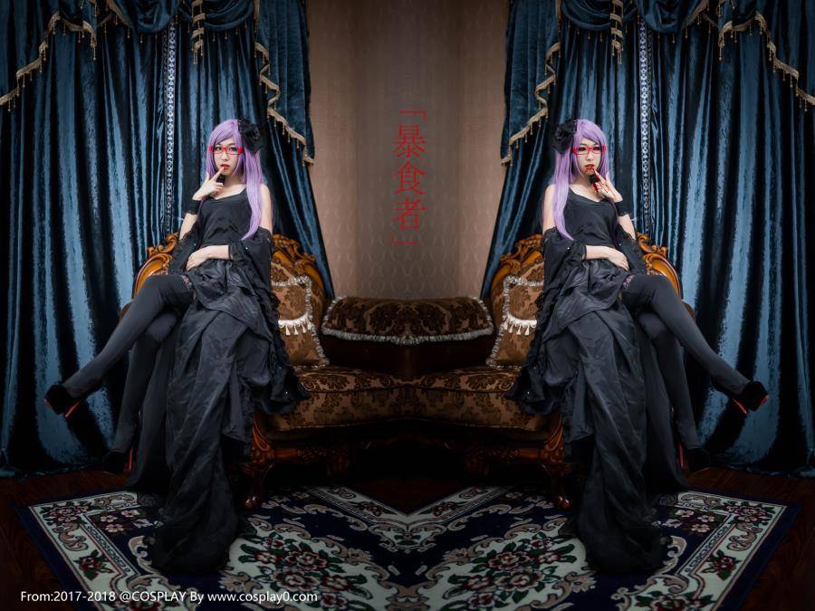 Cosplay福利/眼镜娘扮演东京食尸鬼神代利世Cosplay图片