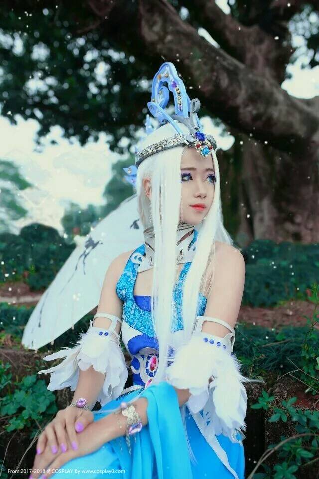Cosplay福利/国漫秦时明月汉服雪女Cosplay美女古风图片