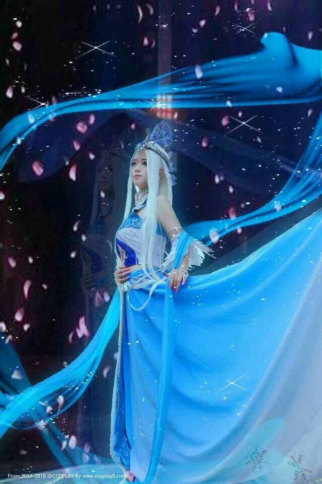 Cosplay福利/国漫秦时明月汉服雪女Cosplay美女古风图片