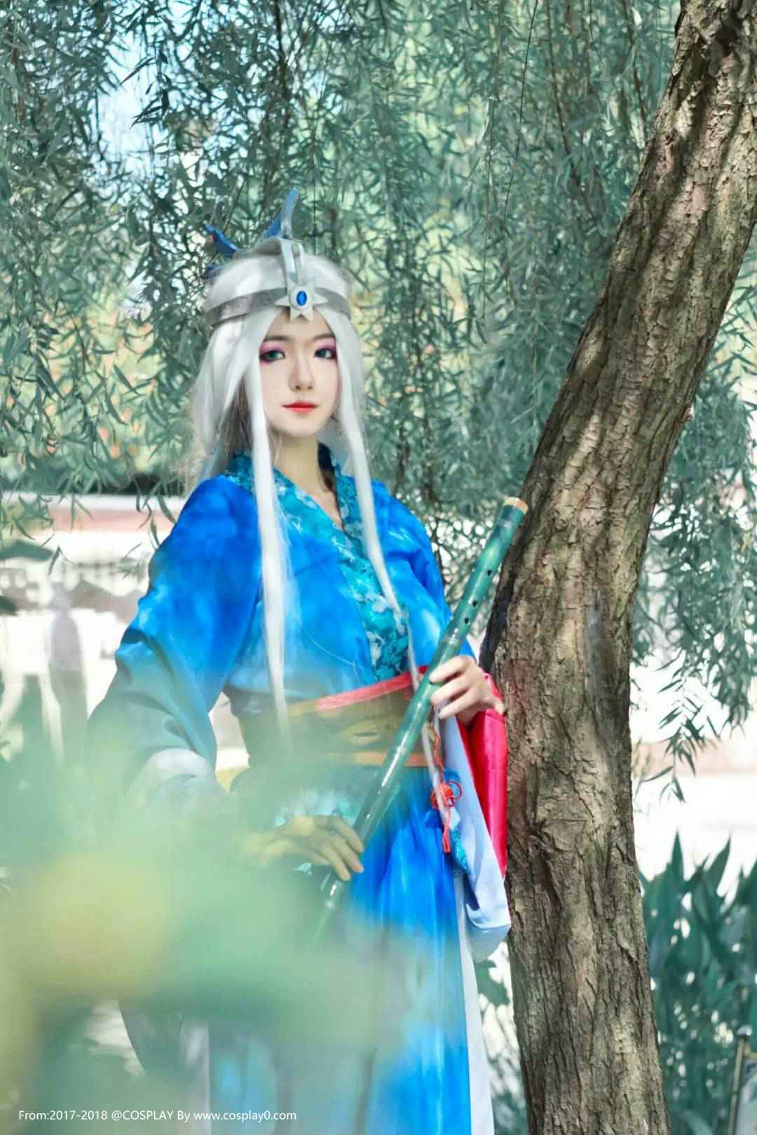 Cosplay福利/国漫秦时明月汉服雪女Cosplay美女古风图片