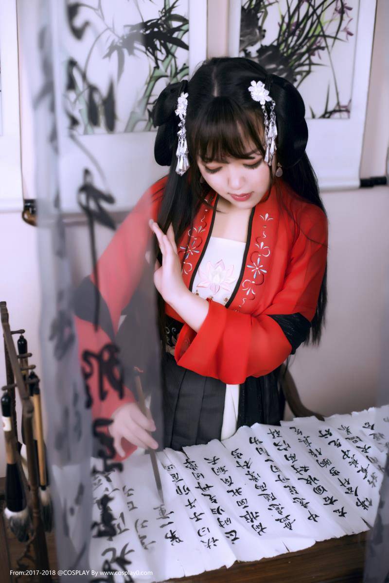 Cosplay福利/美到心碎的古风美女图片 古风汉服少女唯美图片