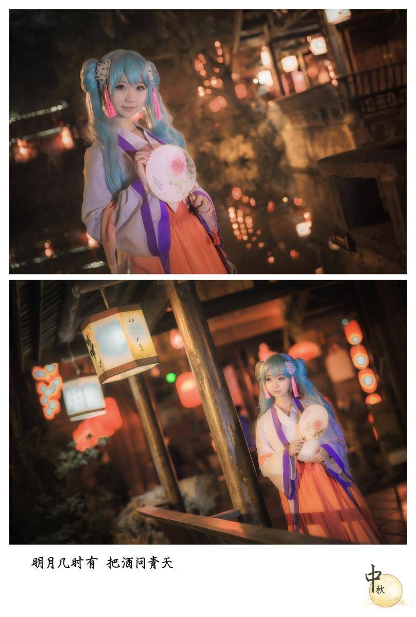 Cosplay福利/VOCALOID初音未来Cosplay萌妹子黑川古风图片
