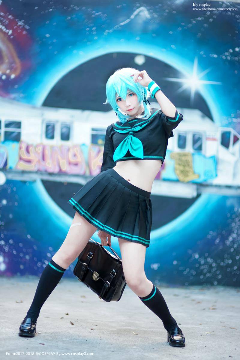 Cosplay福利/ElyEE子和风系列朝田诗乃Cosplay同人本子写真合集