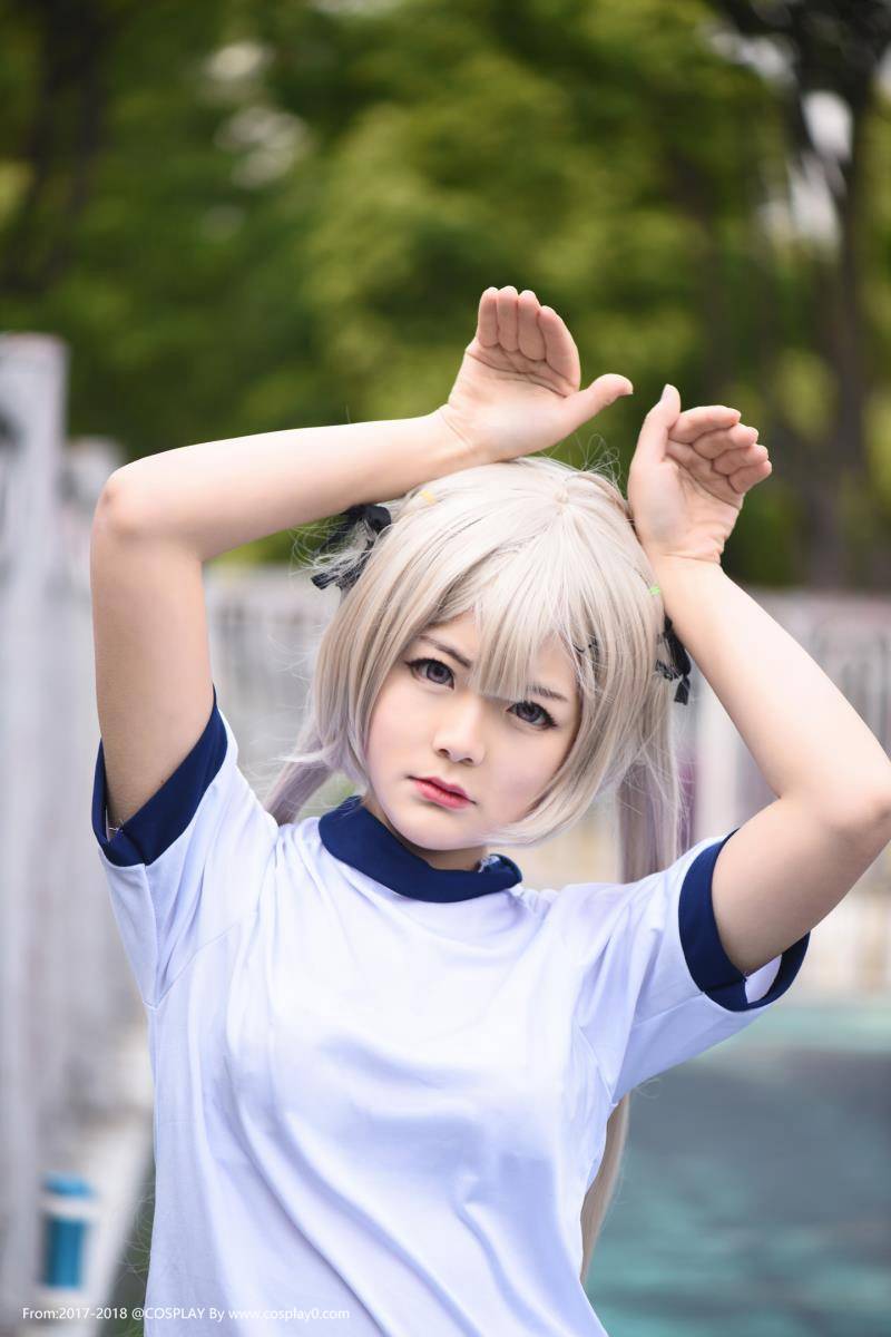 Cosplay福利/春日野穹本子福利穹妹体操服Cosplay白丝萝莉图片