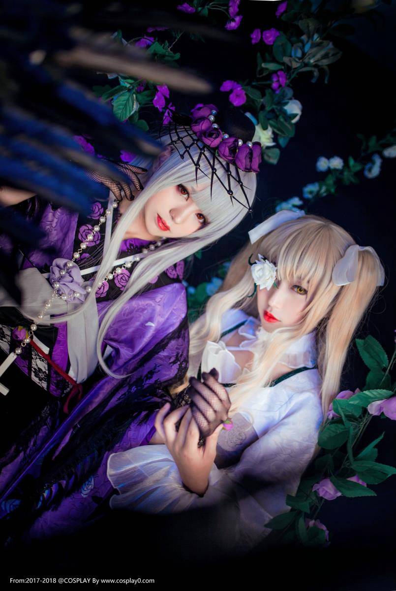 Cosplay福利/蔷薇少女大正水银灯雪华绮晶Cosplay可爱萝莉图片
