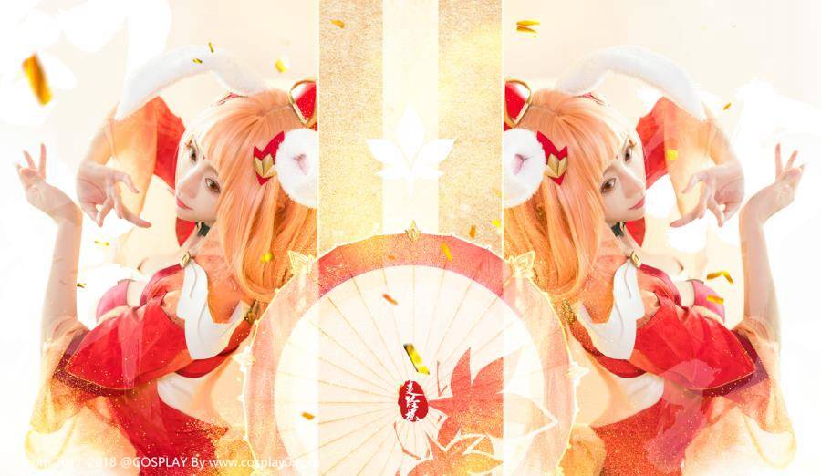 Cosplay福利/虎牙主播走路摇邹璐瑶王者荣耀公孙离幻舞玲珑Cosplay图片