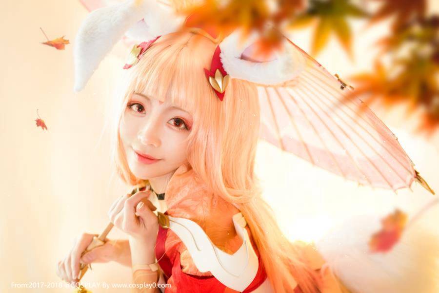 Cosplay福利/虎牙主播走路摇邹璐瑶王者荣耀公孙离幻舞玲珑Cosplay图片