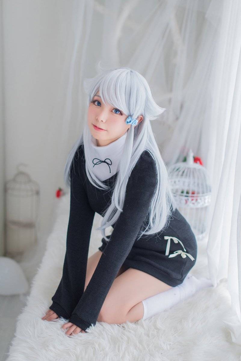 Cosplay福利/[Cosplay] Liyu Ristuki 黑丝JK制服